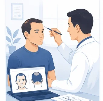 Evaluación médica personalizada del cuero cabelludo